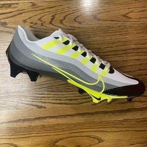 Nike Vapor Edge Speed 360 Football Cleat Grey Volt Green Black Men's Size 12.5